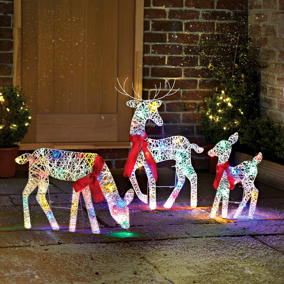 Pagen LED-Rentierfamilie 3-tlg