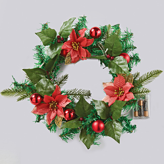 LED-Weihnachtskranz mit Christsternen Ø 40 cm Gainsborough LED-Weihnachtskranz mit Christsternen Ø 40 cm Gainsborough