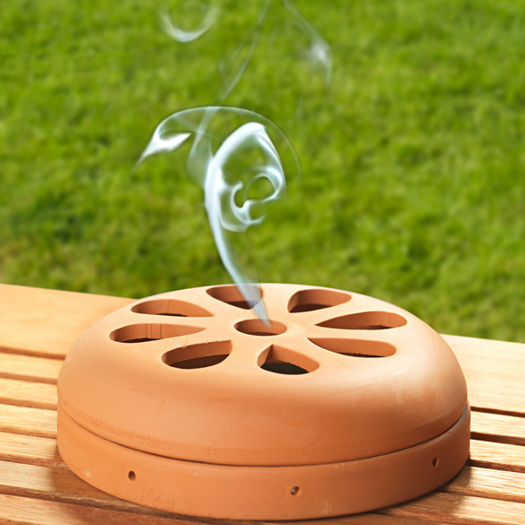 Mückenspirale Behälter, terrakotta, Ton, 2-tlg