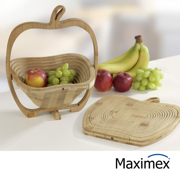 3-tlg Bambus Lebensmittelzelt Set - Obstkorb Mit Staubschutz Netz