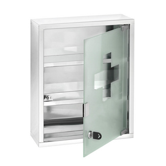 Medikamentenschrank Edelstahl glänzend 30 x 40 cm WENKO Medikamentenschrank Edelstahl glänzend 30 x 40 cm WENKO