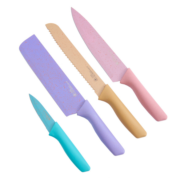 Messer-Set in Granitoptik 4er-Set