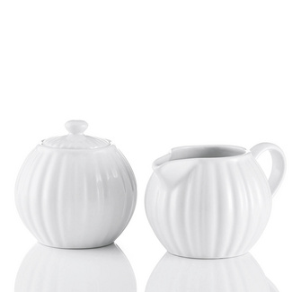 Milch- & Zucker-Set „Luxe“ 2-tlg. weiß Price & Kensington Milch- & Zucker-Set „Luxe“ 2-tlg. weiß Price & Kensington