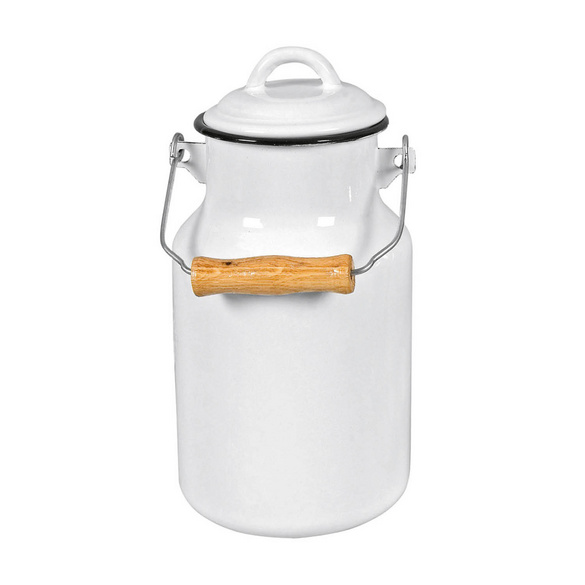 Milchkanne mit Deckel und Klapptragegriff 2 L