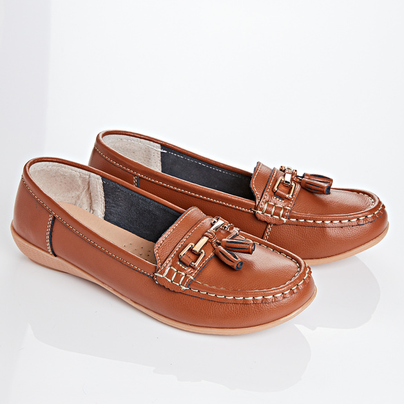 Pagen Mokassin "Karen" cognac