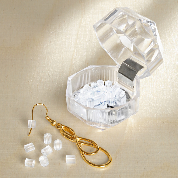 Ohrring-Stopper transparent, 20er-Set