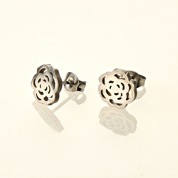Pagen Ohrstecker "Rose" nickelfrei