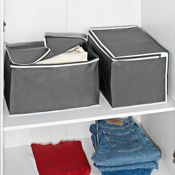 Pagen Ordnungsboxen grau, 2er-Set