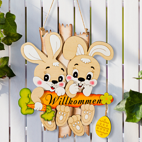 Pagen Osterhänger "Willkommen"