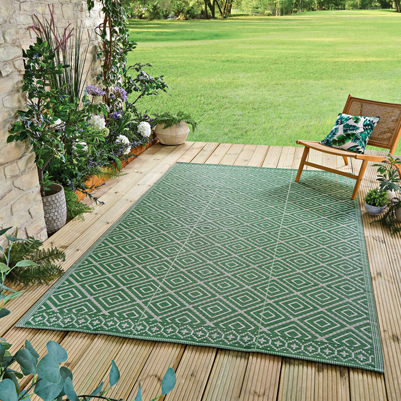Outdoor-Teppich 150x240cm grün