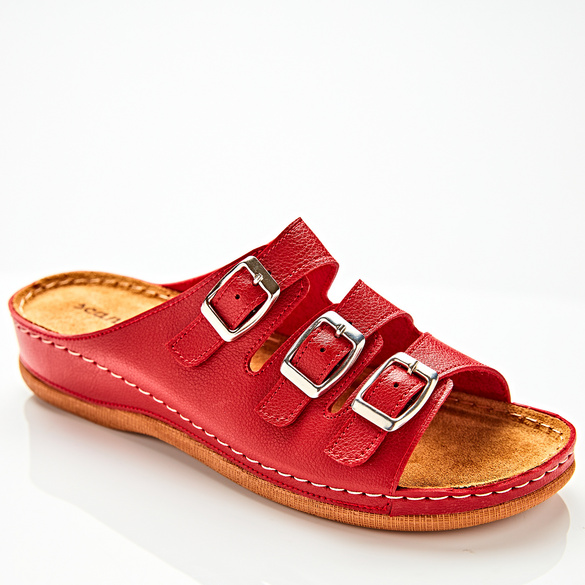 Pagen Pantolette "Betty" rot