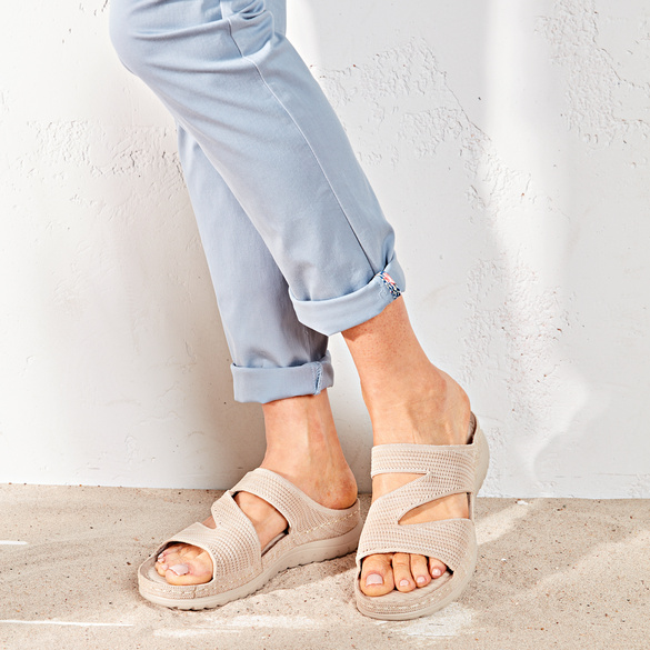 Pagen Pantolette „Julie" beige