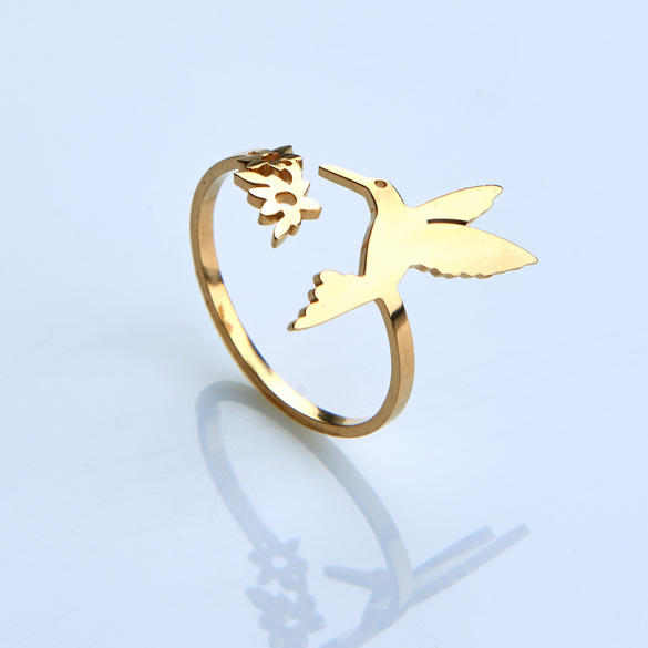 Pagen Ring "Kolibri" vergoldet