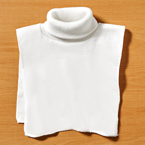 Rollkrageneinsatz wollweiss