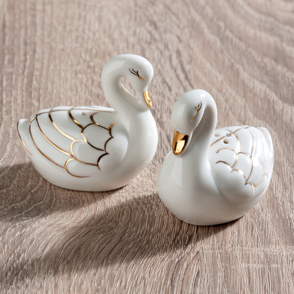 Salz- & Pfefferstreuer "Schwäne", Artikelnummer: 4643800
