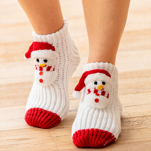 Happy Socks Unisex Kids Jumbo Schneemann Socken – Aus Bio-Baumwolle, Bunt & Kuschelweich