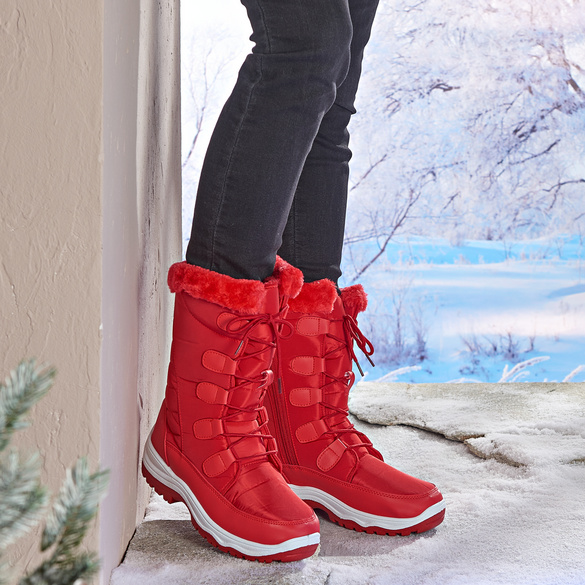 Pagen Schneestiefel "Elsbeth" rot