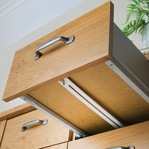 Schubladen-Reparatursatz für durchhängende Schubladen 2er-Set