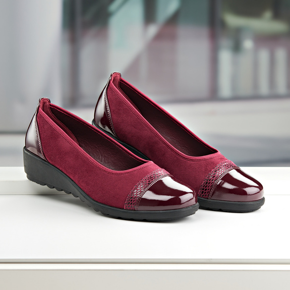 Pagen Schuh "Frieda" burgunder
