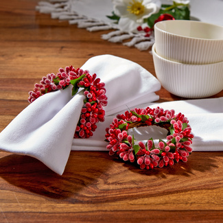 Serviettenringe "Beeren" 2er-Set Eldo Serviettenringe "Beeren" 2er-Set Eldo