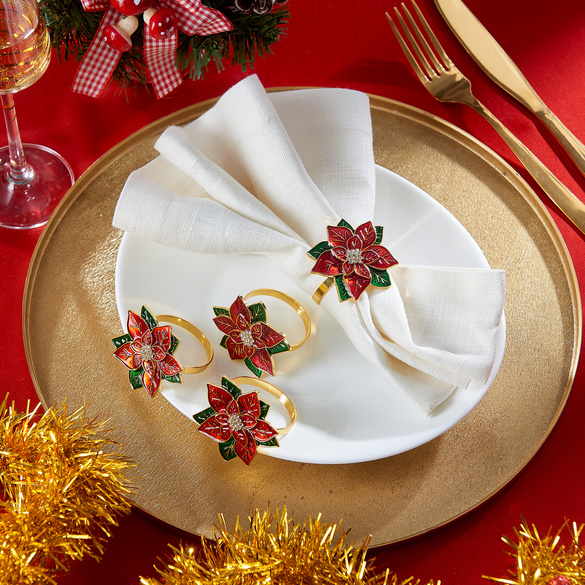 Serviettenringe "Christstern" , 2er-Set