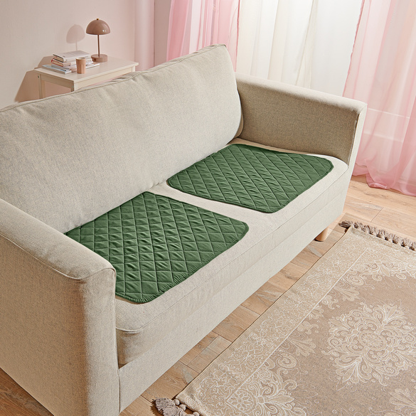 Sitzschoner oliv 2er-Set Eldo