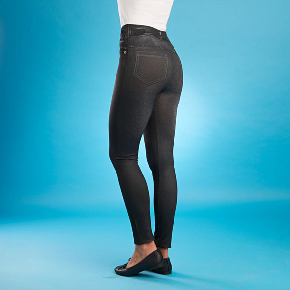 Slim-Jeggings schwarz Amélie di Santi