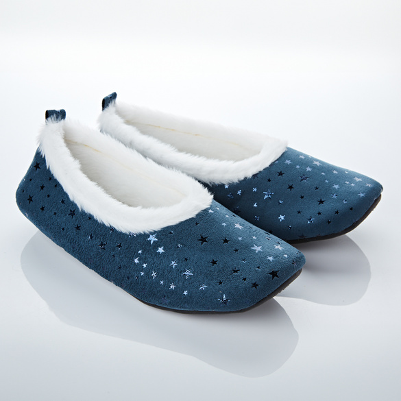 Pagen Slipper „Isabelle“ blau