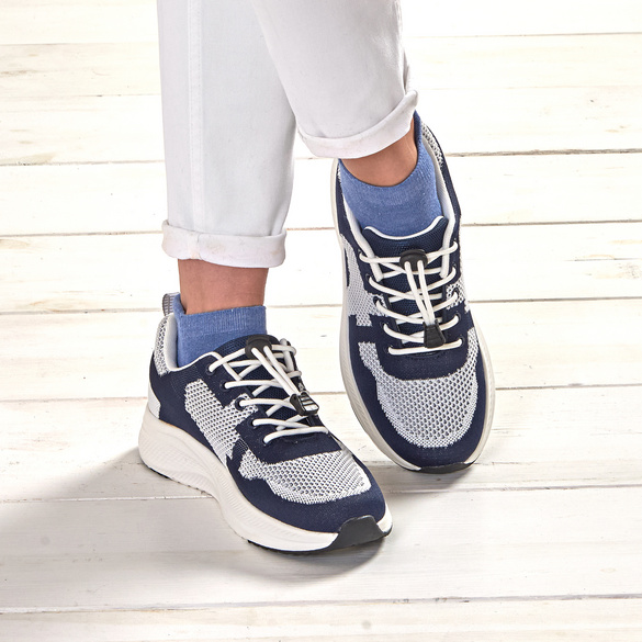 Pagen Sneaker "Ulli" blau-weiß