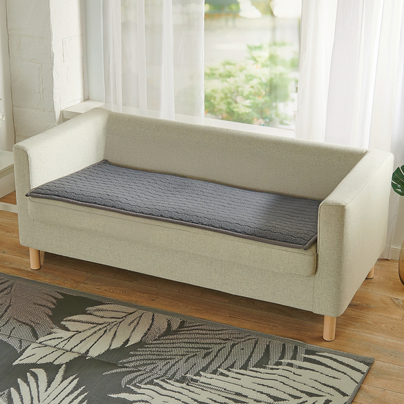 Eldo Sofa-Sitzauflage 2-Sitzer dunkelgrau