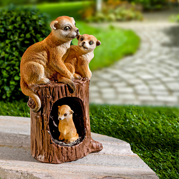 Solar Erdmännchen DekoFigur "Familie" 3PAGEN