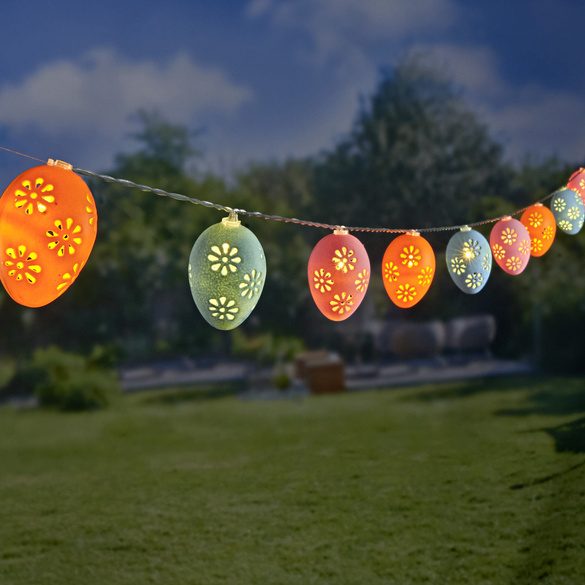 Pagen Solar-Lichterkette "Eier"