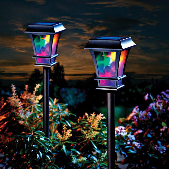 Solarstecker "Galaktisches Laternenlicht" , 2er-Set