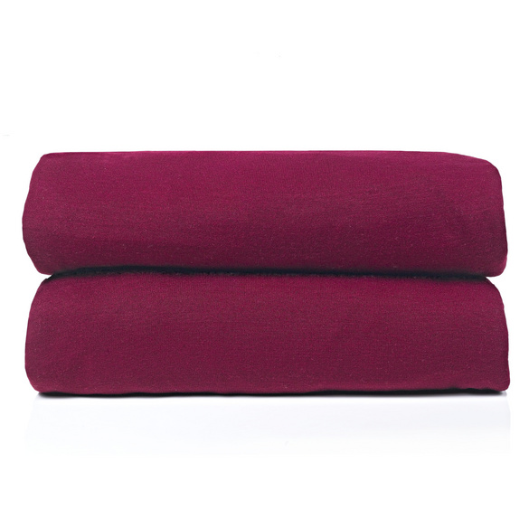 Spannbettlaken purple 100x200cm, 2er-Set