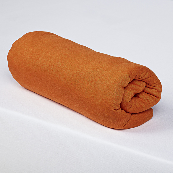 Spannbettlaken terrakotta 100x200cm, 2er-Set
