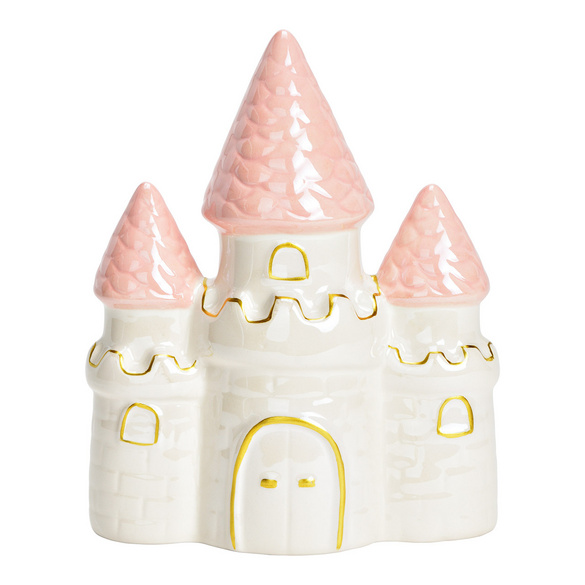 Wurm Spardose "Burg" aus Keramik