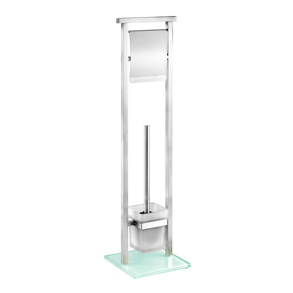 Stand WC-Garnitur "Debar" Edelstahl matt