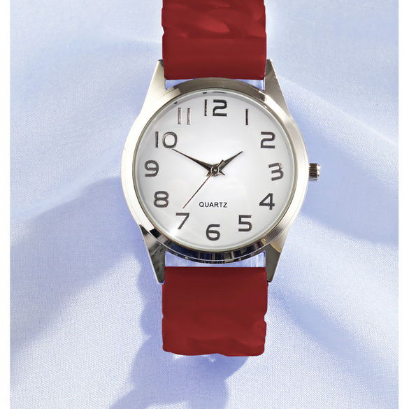 Pagen Stretch-Armbanduhr rot