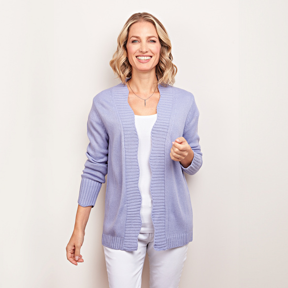 Strick-Cardigan Wilma violett