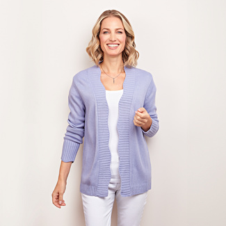 Strick-Cardigan Wilma violett Strick-Cardigan Wilma violett