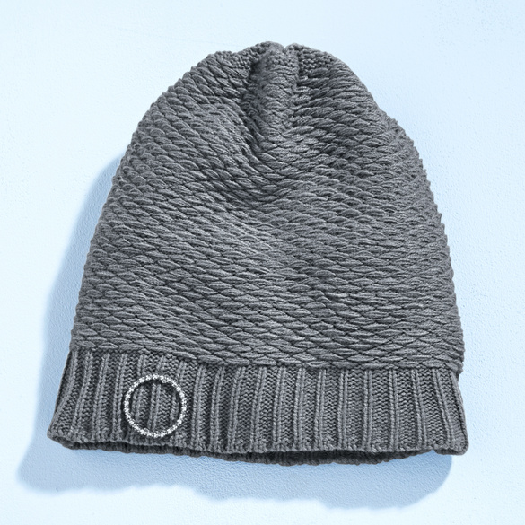 Pagen Strickmütze grau