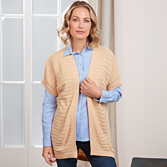 Pagen Strickweste beige