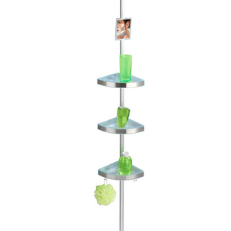 Teleskop-Duschecke Premium mit Spiegel satiniert WENKO Teleskop-Duschecke Premium mit Spiegel satiniert WENKO
