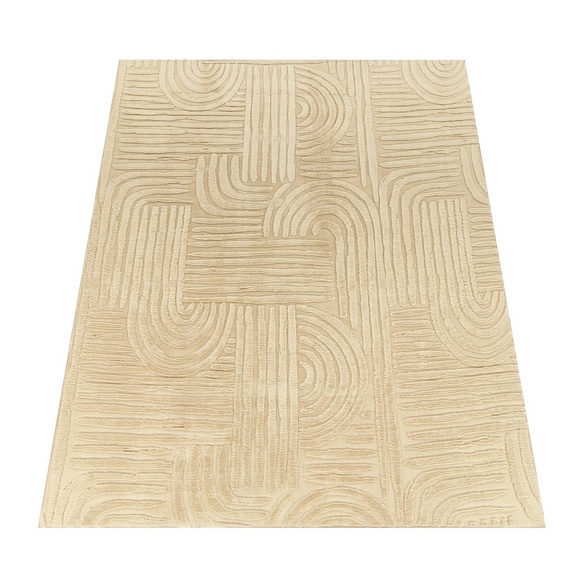 Teppich LELYSTAD 527 Beige Rechteckig