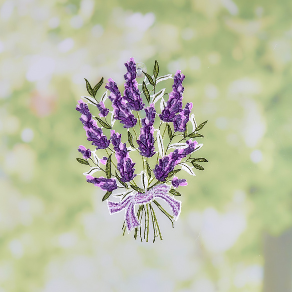 3Pagen Textilhänger "Lavendel" Plauener Spitze