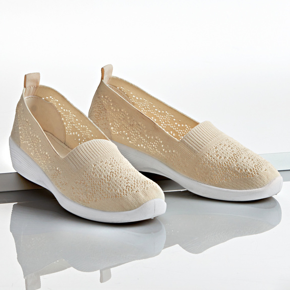 Pagen Textilschuh "Josy" beige