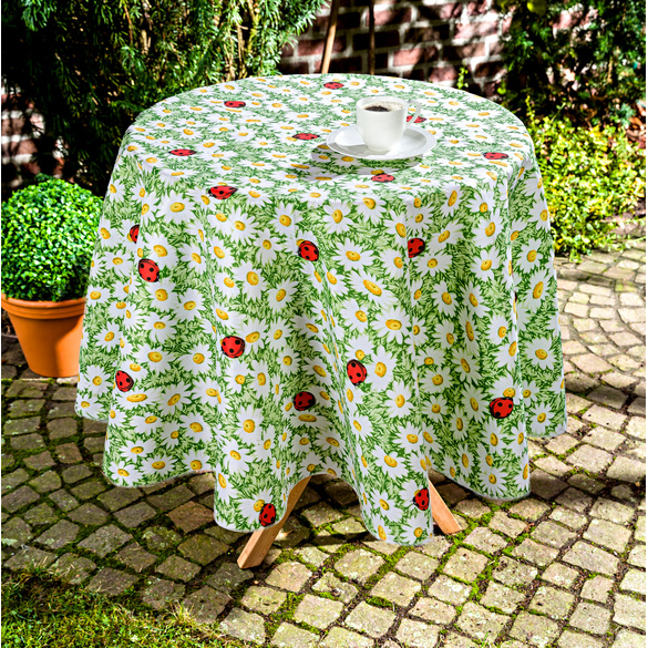 Tischdecke "Marienkäfer", Ø 160 cm