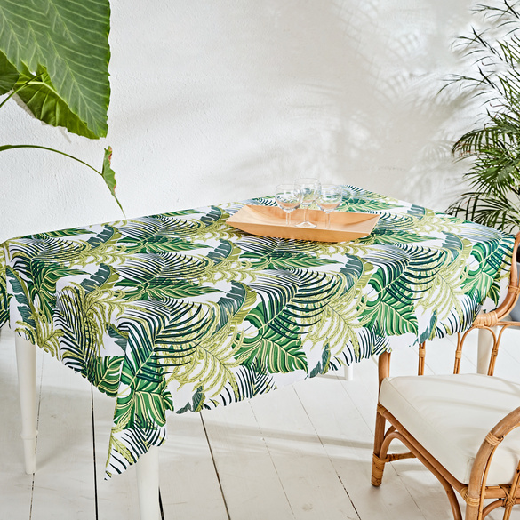 Tischdecke "Palmwedel", 130x160cm