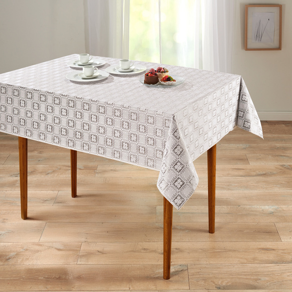 Tischdecke "Spitze" abwaschbar 175 x 135 cm