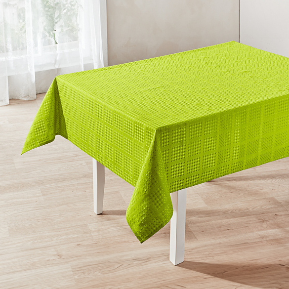 Tischdecke gelbgrün, 130 × 160 cm